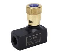 Karlak Vanne à Pointeau de Contrôle de Débit Hydraulique pour Usage Industriel et Agricole, Haute Pression avec Port NPT 3/8 Pouces, Conception Durable en Acier au Carbone