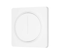 Karlak Variateur d'intensité intelligent Zigbee compatible avec Alexa Home avec télécommande, fil neutre unipolaire requis Tuya Standard européen Interrupteur variateur d'intensité avec Sce