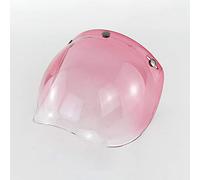 Karlak Visière de Casque Moto, Lentille PC 20x22,5 Cm | Fort blocage de la lumière, style rétro, visibilité réglable, durable