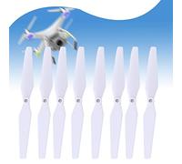 Karlak XK X1 Quadcopter RC Hélice 8 Pièces Pièces de Rechange de Haute dureté pour des Performances Stables pour Les Enfants 6 Ans et Plus (Blanche)