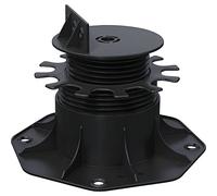 KARLE & RUBNER 7243 Palier de terrasse en plastique avec tête réglable de 65 à 155 mm