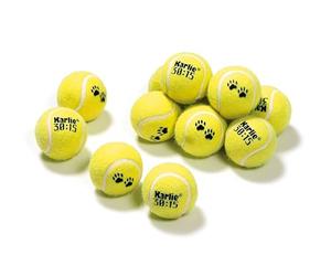 Karlie - 45634 - Balle de tennis - Lot de 12 - 6 cm