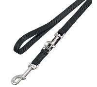 Karlie Art Sportiv Plus Laisse de présentation - Laisses pour chiens - Nylon - Noir - 200x1,5 cm