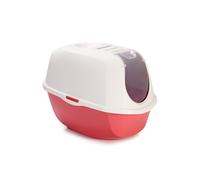 Karlie Litière Smart Cat, pour Chat, L : 52 cm, l : 39 cm, H : 41 cm, Corail