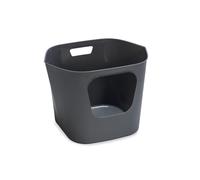 Karlie Toilettes Lotus Gris 54,4x54,4x43,9 CM Ouvert Durable Katzenbedarf