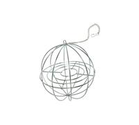 Karlie Balle à Salade, Jouet pour Rongeur, métal, argenté, diamètre 9 cm