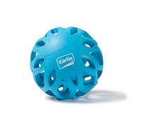 Karlie Balle de Jeu à grilles, Caoutchouc Coco, diamètre : 11 cm, Bleu