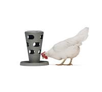 KARLIE Beeztees Poule Tour d'alimentation pour Poules, Gris, 30 x 30 x 37 cm