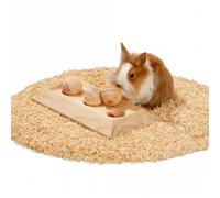 Karlie Brain Train Board - Jouets pour rongeurs - 3 boules - bois - naturel - 30x15x6 cm