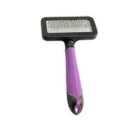 Karlie Brosse Universelle avec poignée pour Chat, Violet/Noir