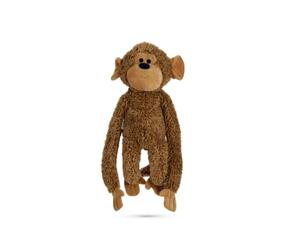 Karlie BZ Plush Monkey Vik Dog Toy Brown, 40 x 20 x 13 cm