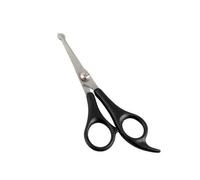 Karlie Ciseaux de soins oreilles/nez/patte - Soins pour chiens - plastique/acier inoxydable - noir - 15x6 cm