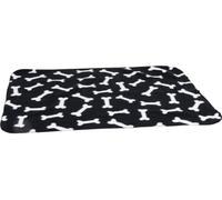 Karlie Couverture polaire motif os - Couverture pour chien - polaire - noir - 100x70 cm