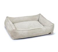 Karlie DBL Rest Bed Ribbed LGREY 95X8 95X80X23 CM Light Grey
