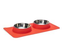 Karlie Dex Set de dîner en Silicone Rouge 700 ML 2 x 350 ML