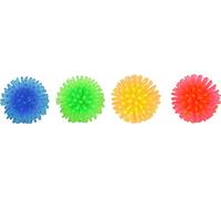 Karlie Flamingo 502241 Minnie Cat Toy Hedgehog Balls, 3,5 cm, pack de 48, Couleurs Assorties