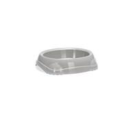 Karlie Gamelle en Plastique pour Chat Classique Gris 210 ML 14,7 x 13 x 3,4 cm