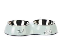 Karlie Gamelle pour Chat Rana Dîner Set Bleu Clair, Neuf