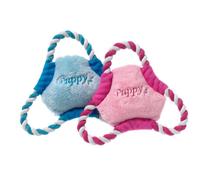 Karlie Jouets pour chiots Frisbee avec squeeker rose ou bleu