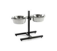 Karlie K&F Support en H avec Assiettes incluses 1,6 l Ø : 14-21 cm