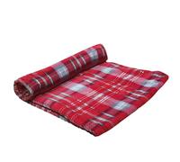 Karlie Kareli Couverture polaire pour chien Rouge à carreaux 2 tailles