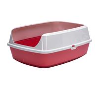 Karlie 522872 Bac à litière Mary Loo Eco, L : 50 x l : 38,3 x H : 21,4 cm, Corail épicé