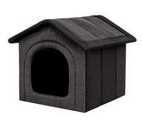 Karlie Panier pour Chien ou Chat, Niche pour Chien - Taille M - Gris et Noir
