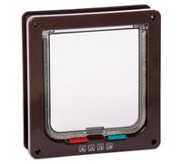 Karlie Porte Pour Chat 4 Voies Mur Brun Tunnel Pour Murs 20x19,2 Cm