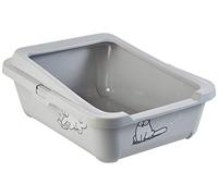 Karlie Simon’s Cat Flamingo Litière pour Chat - 42 x 32 x 16 cm, Gris