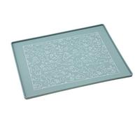 Karlie Tapis de gamelle Simon's Cat Silicone Vert 40 x 30 x 1 cm pour chats