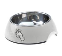Simons Cat Gamelle en Plastique pour Chat Gris Clair 160 ML 14 x 14 x 4,5 cm