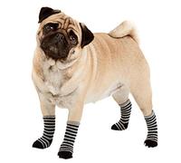 Chaussettes antidérapantes pour chien - CHAUSSETTES - Protège les pattes pendant l'hiver - Picots antidérapants