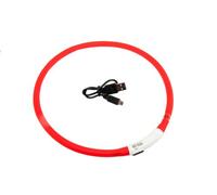 Karlie Visio Light LED - Collier lumineux pour chien, 70 cm, rouge