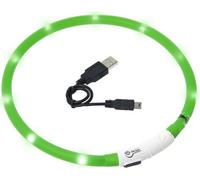 Karlie Visio Light LED Collier tubulaire pour chiens - vert