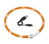 Karlie Visio Light LED Tube Lumineux Orange, 20-70 Cm, Rechargeable, Étanche