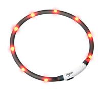 Karlie Visio Light LED Tuyau Lumineux Noir, 20-70 Cm, Étanche, USB-Akku