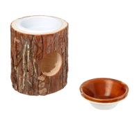 Flamingo Nid en Bois avec Mangeoire pour Rongeur 15 cm
