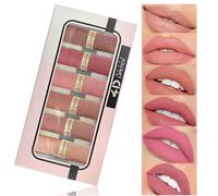 KARLOR Lot de 6 rouges à lèvres mats - Rose nude - Bois de rose - Corail - Nude - Rouge à lèvres - Tenue 24 heures - Imperméable - Résistant aux baisers - Inaltérable - Rose - Cadeau pour femme