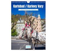 Karlovy Vary - station thermale dans le triangle thermal de Bohême occidentale, Version française (Calendrier mural 2026 DIN A4 portrait), Calendrier CALVENDO mensuel