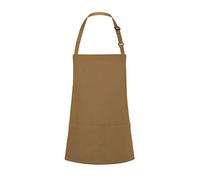 KARLOWSKY BLS 6 PURE Tablier court BASIC avec boucle et poche, 65% polyester/35% coton, camel, taille unique