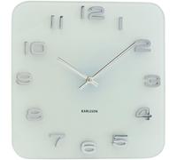 Horloge Karlsson Vintage White Glass