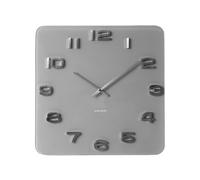 Karlsson 5488GY Vintage Square Clock grey 35cm