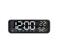 Karlsson Alarm Clock Madera Réveils KA6145BK - Unisex - Quartz avec chargeur