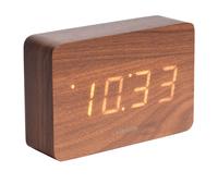 Karlsson Alarm Clock Square Réveils KA5653DW - Unisex - 15 cm - Quartz