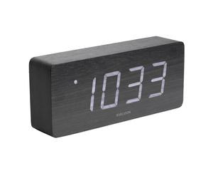 Karlsson Alarm Clock Tube Réveils KA5654BK - Unisex - 21 cm - Quartz