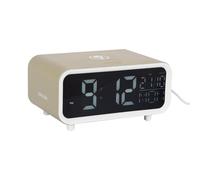 Karlsson Alarme Clock Chunky LED avec chargeur de téléphone Vert thé