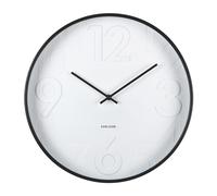 Karlsson Ayuno Horloge Murale KA6063BK - Unisex - 40 cm - Quartz