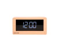 Karlsson Boxed LED Light Wood Table Clock Horloges de table KA5899WD - Unisex - Quartz - Bois