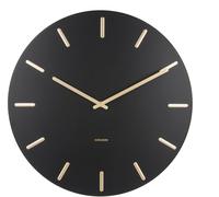Karlsson - Charm horloge murale - Noir