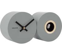 Karlsson Coucou CUCKOO acier gris | 26x13cm